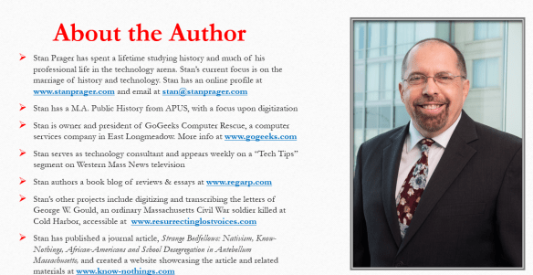 About the Author Slide